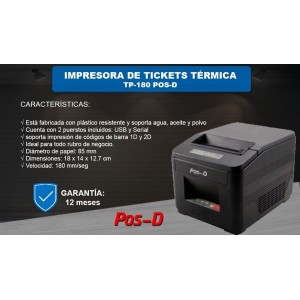 Impresora Termica POS-D modelo TP-180